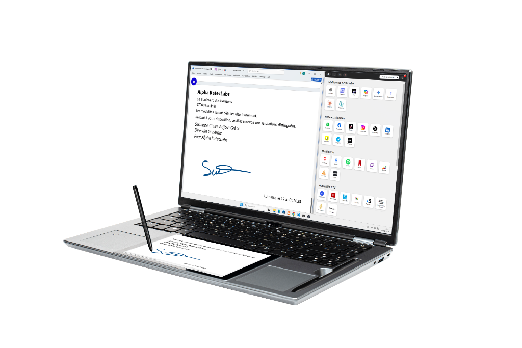 ZEP-X PC·3 — Terminal convertible avec stylet et signature électronique